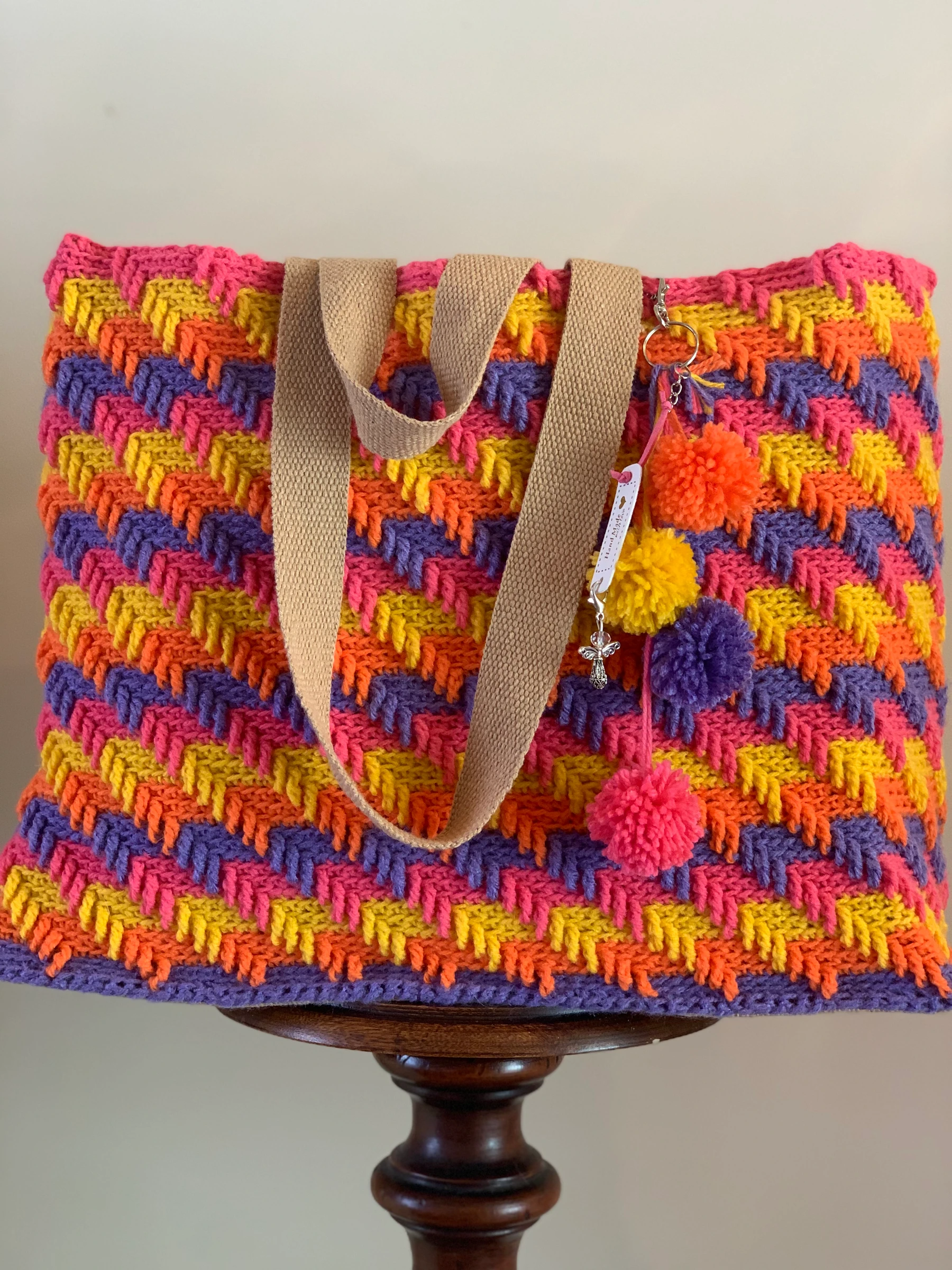 Altijd-mee-tas shopper, gemaakt door Anne. SALE!